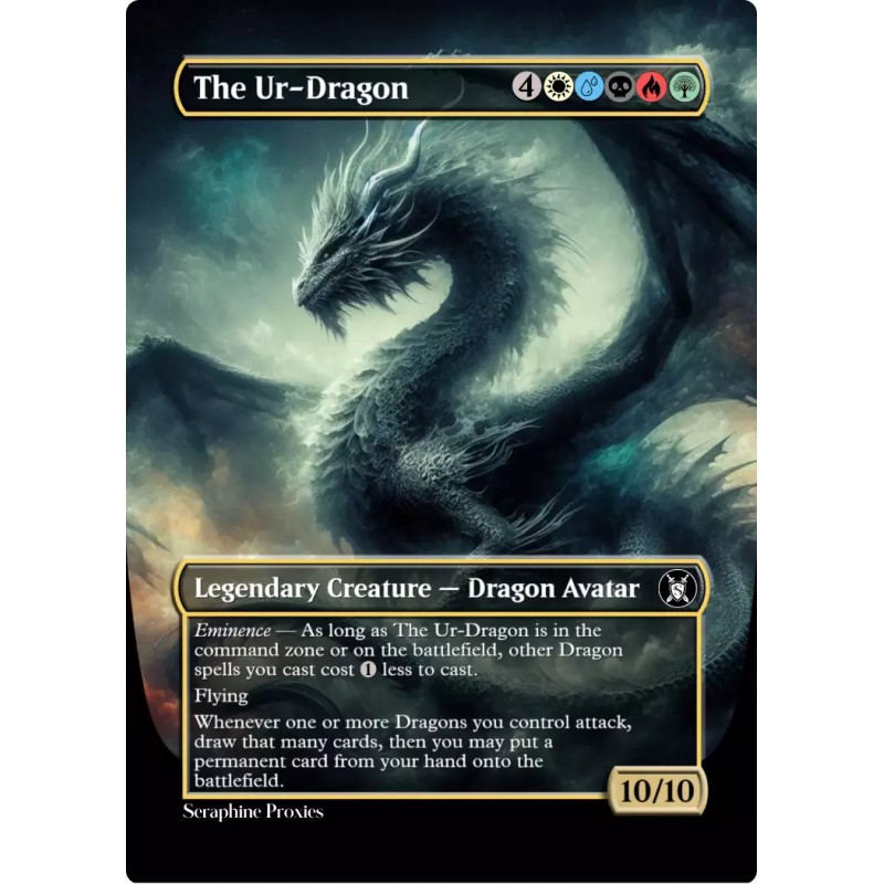 The Ur-Dragon - High Quality Altered Art Custom Cards