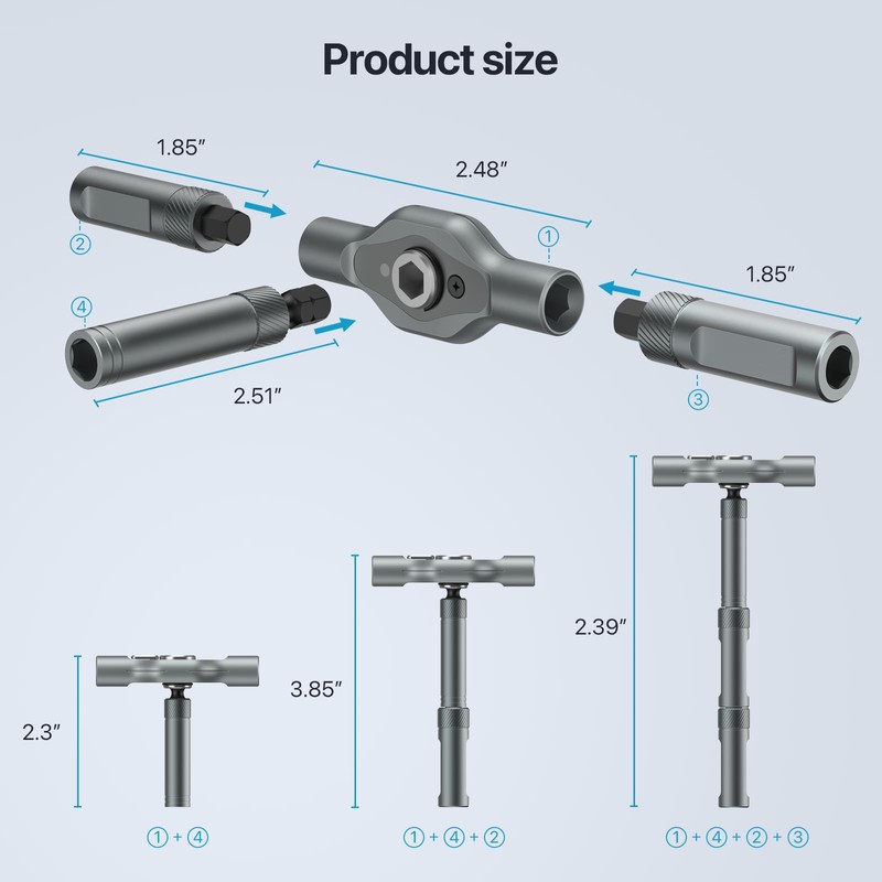 DYLIFE 24 in 1 Magnetic Screwdriver Set, DIY Ratchet Mini