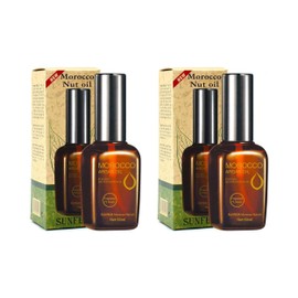 2 Morocco Aceite De Argan Tratamiento Capilar Marroquí Multifuncional Para El Cabello, Aceite Hidratante Para El Cabello, Reparación De Daños Secos, Aceites Absorbentes, Tratamientos Para El Cabelludo, 100 Ml, 2 unidades de 50 Ml c/u