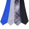 Sucrain 5pcs Boy's Necktie Pre-tied Adjustable Neck Strap Tie for