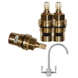 Franke Filterflow Olympus Kitchen Tap Replacement (1427R-H, 1427R-C) Valve Trio Cartridges Spares