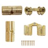 8mm Invisible Brass Barrel Hinges Hidden 180 Degree Opening Angle