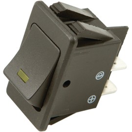 WirthCo 20530 Battery Doctor 20 Amp LED Illuminated Rocker Switch (ON/OFF Fits 20 x 34.5mm Slot)