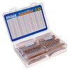 BOJACK 1000 Pcs 25 Values Resistor Kit 1 Ohm-1M Ohm