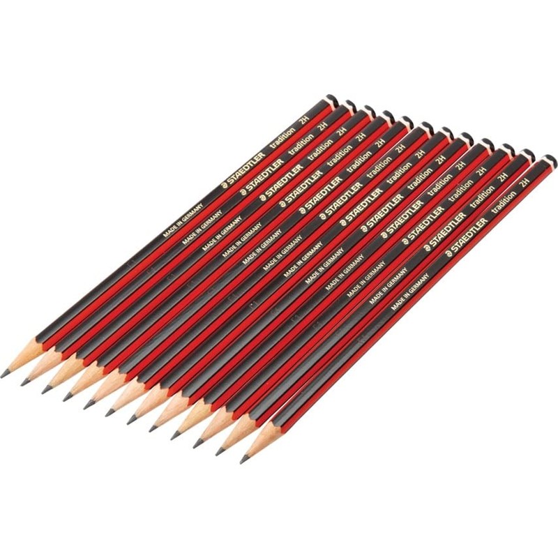 Staedtler tradition 2h pencils box - 12 piecesaa
