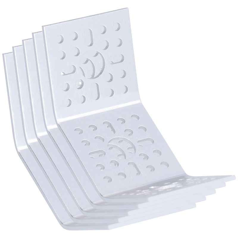 5Pcs 135 Degree Brackets Double Angle Aluminum Alloy Plate Connector