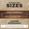 DOJA Barcelona Invisible Shelf Brackets, Pack of 10, Invisible Shelf