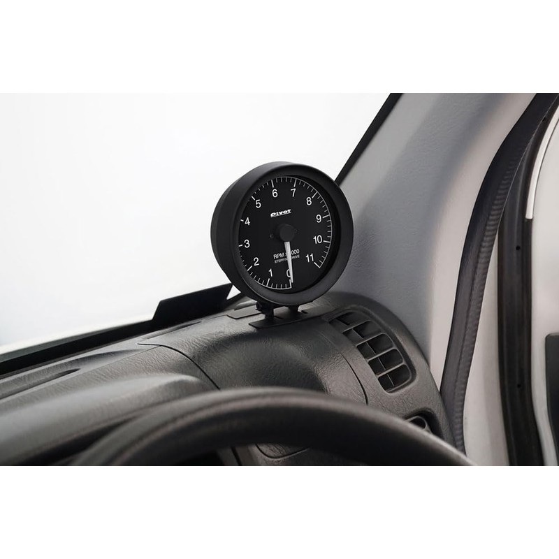 PIVOT GT GAUGE-80 GST-8G 80 Pi Tachometer Green Lighting