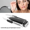 Sunisfa 10X Magnification Eyebrow Camera Tweezers with LED Light, ABS