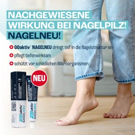 GOaktiv Nourishing Nail Gel for Building Weakened Nails and Supportive Care for Fungal Infestation 5 x 10 ml
