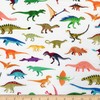 Kaufman Digital Alphabetosaurus Dinosaurs Multi, Fabric by The Yard