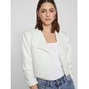 Vila Female Blazer Short Open, Cloud dancer