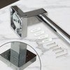 Stainless Steel Telescopic Towel Bar, Adjustable Bathroom Towel Rack for