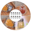Alipis Mini Salt Shakers Set 10pcs Small Salt Containers Portable