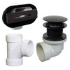 Westbrass D493244LD-12 14" Bath Waste Assembly with Tip-Toe Drain Plug