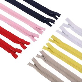 youyiful Zipper Zipper Colorful Handmade 6 Colors 1 Each Set 25cm Lace Invisible Zip Dress Pillow Closed End Zip
