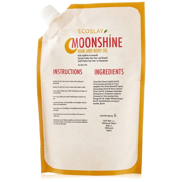 Ecoslay Moonshine Hair and Body Oil, Scrunch out the Crunch