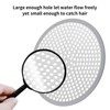 Ohtomber Shower Drain Hair Catcher - 4.72" 4PCS Stainless Steel