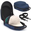 Livememory Travel Hat Case - Hard Hat Box for Baseball