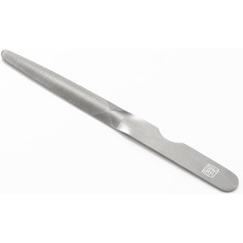 Yoshikawa Tsubame Sanjo YJ2121 Nail File (Case Included), Stainless Steel, Smooth Finish, Curved to Match the Curve of Your Fingernails, Made in Japan