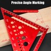 Speed Square, 7inch Metric Triangle Ruler, Triangle Ruler with 14