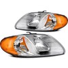 LBRST Headlight Assembly Fit with 2001-2007 for Dodge Caravan for