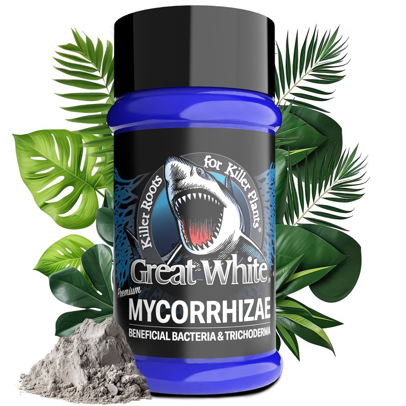 Great White Mycorrhizal Fungi 1 oz, Beneficial Bacteria for Plant
