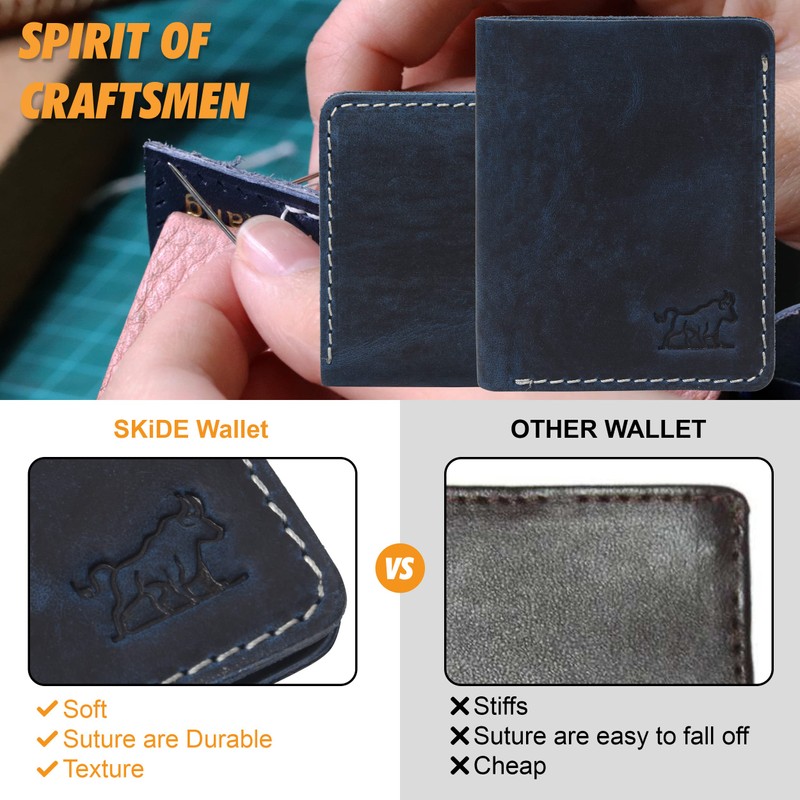 SKiDE Hunter Slim Wallet for Men | Small Wallet for