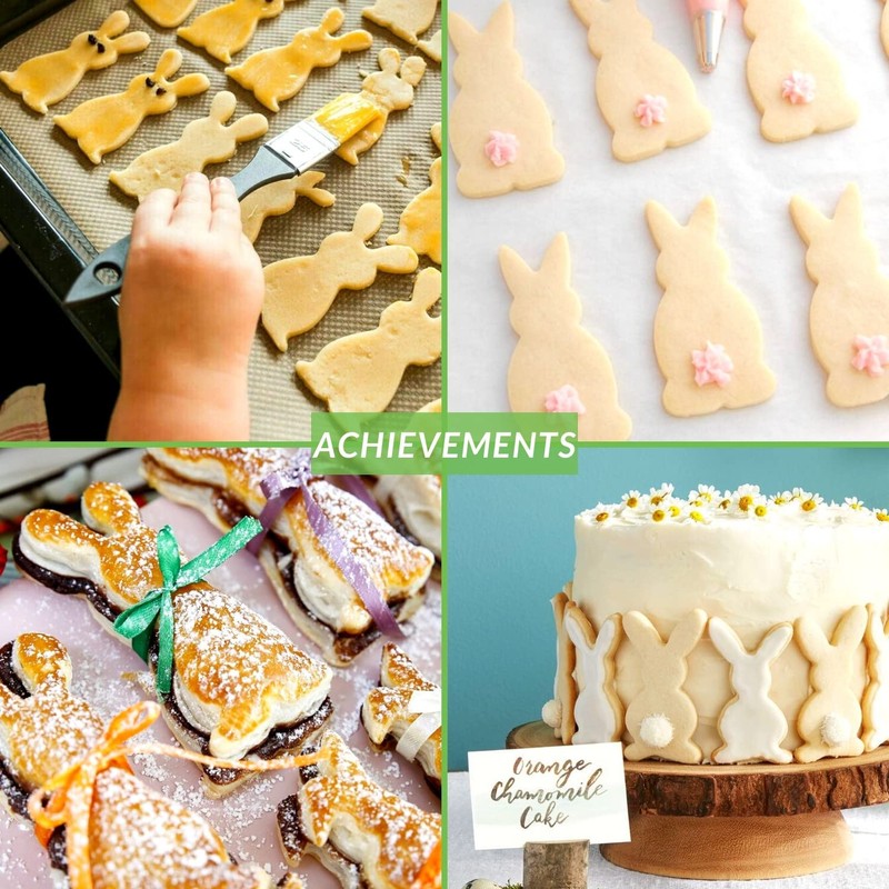 Keepaty -Easter Bunny Cookie Cutter Stainless Steel 5"