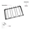 FOMANSH Wine Glass Rack Under Cabinet - Stemware Holder Metal