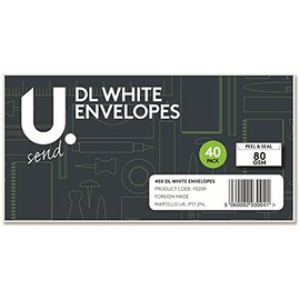Pennine DL Envelopes - White (Pack of 40)