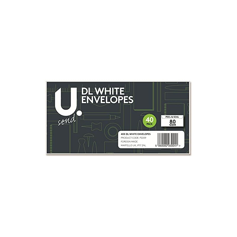 Pennine DL Envelopes - White (Pack of 40)