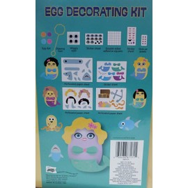 Made4UStudio Mermaid Shark Easter Egg Decorating Kit - Egg Dye Coloring - (Mermaid-Shark)