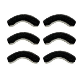 NISPIRA WF050 WF100 WF210 Filter Replacement for NPET Cat Dog Drinking Water Fountain Plastic & Stainless Stee Arc-Shaped, 6 Packs