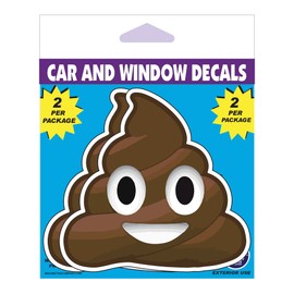 Imagine This Company Emoji Poop Shaped Pet Magnet; Removable Magnets for Cars, Fridges, Lockers & More, Stylish Pet Inspired Car Accessories, 5.5 x 5.5 inches, 1 Item, Brown, Poop EmojiPoop Emoji