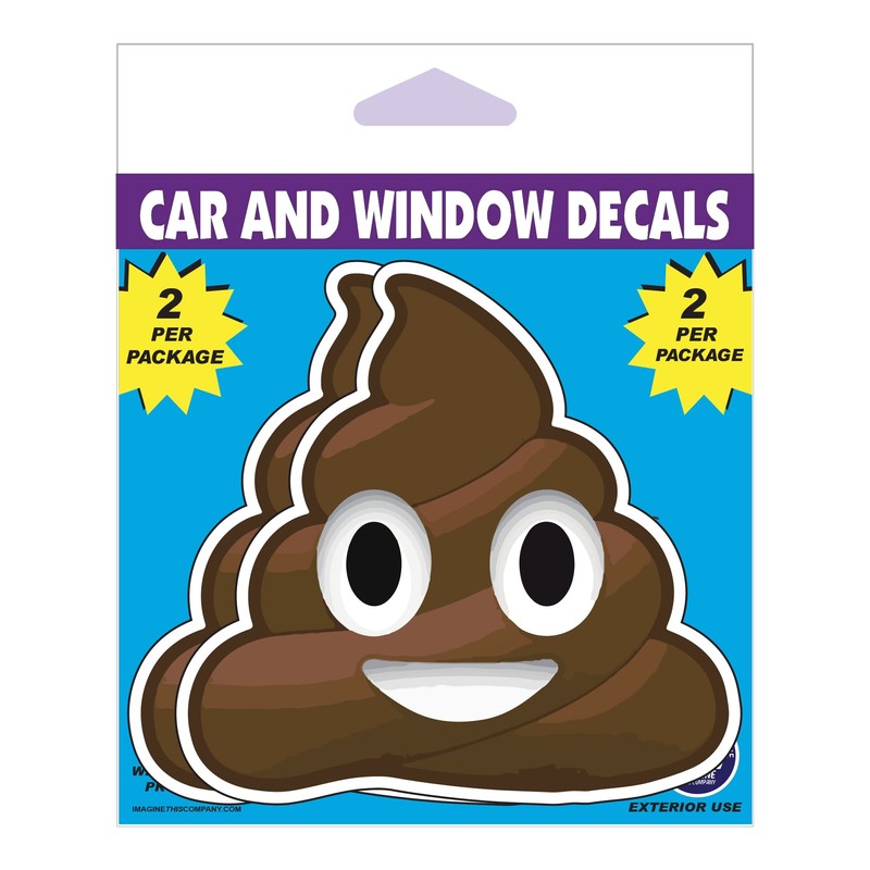 Imagine This Company Emoji Poop Shaped Pet Magnet; Removable Magnets