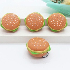 Fat-catz-copy-catz 6x Unisex Novelty Plastic Burger Hamburger Pull Back Friction Toy Cars Gift Loot Bag Party Fillers Pass the Parcel Pinata Toys