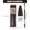 2Pcs Peel Off Eyebrow Tinting Gel Kit, Light Brown Waterproof