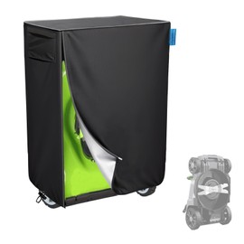 VeyoStories Lawn Mower Cover, Cordless Lawn Mower Storage Cover, Waterproof & Dustrproof, Lawn Mower Accessories, Fits 20-21 in Folding Electric Lawn Mower. (Cover only)