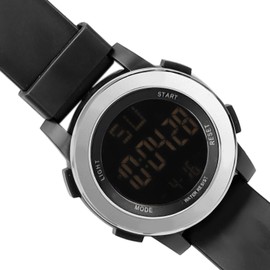 TMISHION Reloj Digital Hombre 50M Resistente Agua LED Negro con Alarma, Temporizador, Cronómetro, Reloj Militar Hombre