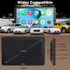 Wireless Carplay Screen for Car 7" Portable Apple Carplay &
