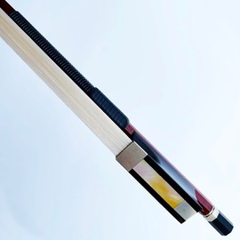 WinsterBow Light Weight Carbon Fiber Core Hybrid Wood Veneer Skin Violin Bow Master Level Natural Horse Hair (Violin Bow Model 310V 4/4)