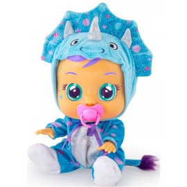 Imc Toys NEW Cry Babies TINA TRICERATOPS Fantasy Baby Doll Dinosaur Costume Exclusive