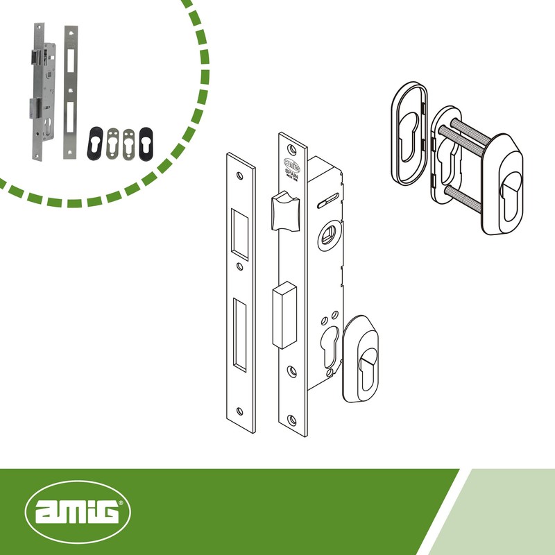 Amig Woodworking Metal Mortice Lock Model 720E | 27mm |
