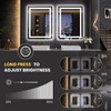 LOAAO 23.6"x31.5" LED Mirror for Bathroom, Lighted Bathroom Mirror with