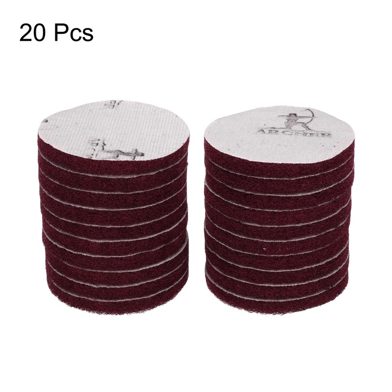 sourcing map 20pcs Scrubber Scouring Pads 400 Grits 4 Inch