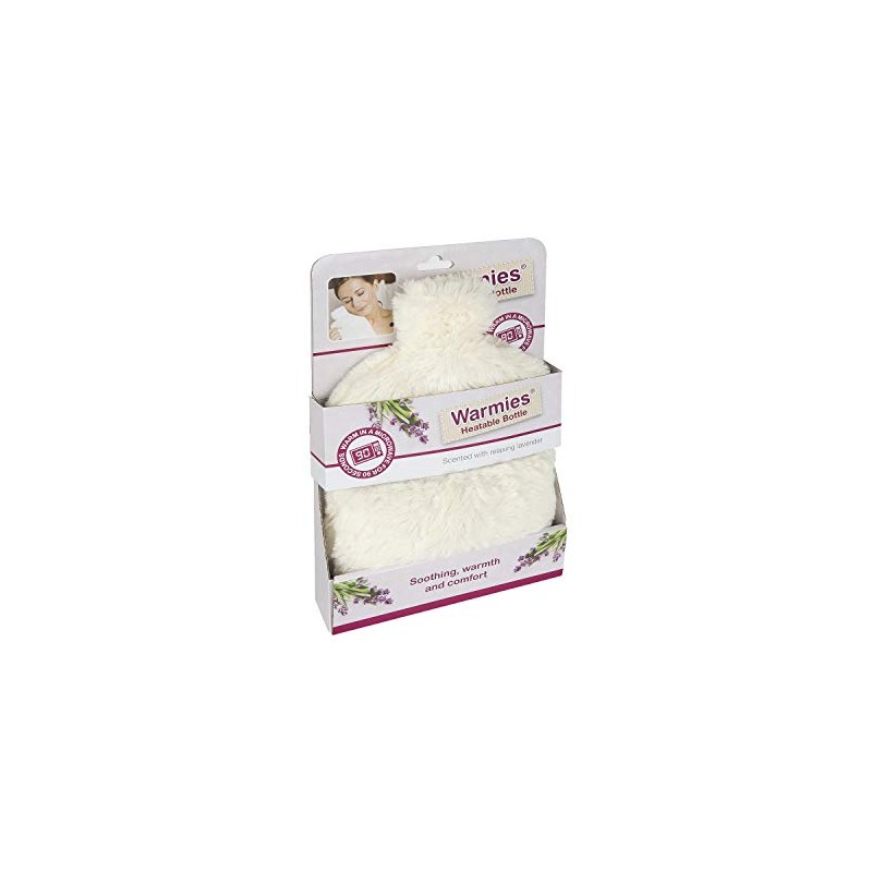 Intelex Warmies Cozy Body Bottle Faux Fur Lavender Scented Microwavable