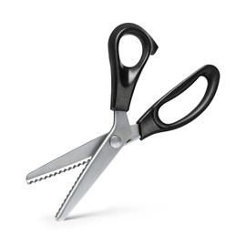 Samcos Pinking Scissors, Triangle Knurled, 0.2 inch (5 mm), Stainless Steel, Easy to Grip, Sharp, Sewing and Crafts, Wrapping, Western Tools (C)