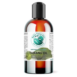 Bella Terra Oils - Organic Tamanu Oil 8 oz - Dive into Nutritional Excellence, Bursting with Palmitic Acid, Elevate Skin Care Regimen, Cold-Pressed Essence