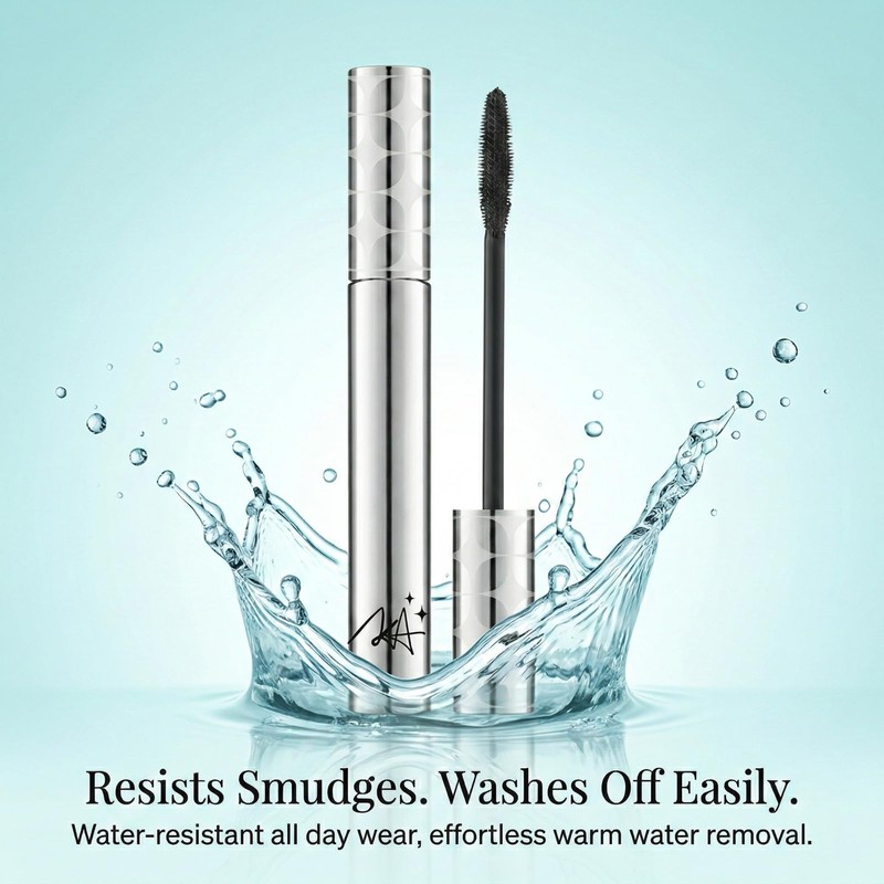 Slender Curl Styling Mascara Black - Waterproof Lengthening Volumising Formula
